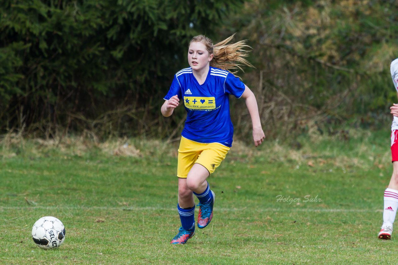 Bild 233 - B-Juniorinnen Tus Tensfeld - TSV Gnutz o.W. : Ergebnis: 1:3